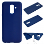 Etui silikonowe do Samsung Galaxy A6 Plus (2018) - ciemnoniebieskie