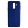 Etui silikonowe do Samsung Galaxy A6 Plus (2018) - ciemnoniebieskie