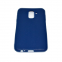 Etui silikonowe do Samsung Galaxy A6 Plus (2018) - ciemnoniebieskie
