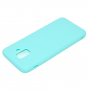 Etui plastikowe do Samsung Galaxy A6 (2018) - turkusowe