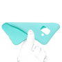 Etui plastikowe do Samsung Galaxy A6 (2018) - turkusowe