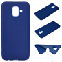 Etui plastikowe do Samsung Galaxy A6 (2018) - ciemnoniebieskie