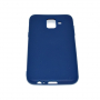Etui plastikowe do Samsung Galaxy A6 (2018) - ciemnoniebieskie