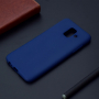 Etui plastikowe do Samsung Galaxy A6 (2018) - ciemnoniebieskie