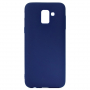 Etui plastikowe do Samsung Galaxy J6 (2016) - ciemnoniebieskie