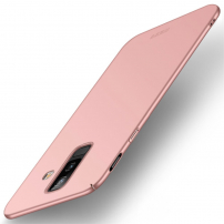Mofi etui plastikowe do Samsung Galaxy A6 Plus (2018) - różowo-złote