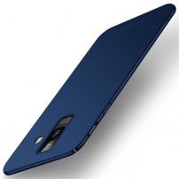 Mofi etui plastikowe do Samsung Galaxy A6 Plus (2018) - ciemnoniebieskie