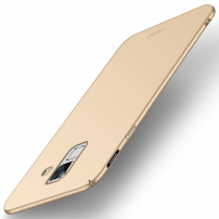 Mofi etui plastikowe do Samsung Galaxy A6 (2018) - złote