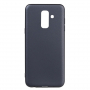 X-Level etui plastikowe matowe do Samsung Galaxy A6 Plus (2018) - czarne