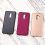 X-Level etui plastikowe matowe do Samsung Galaxy A6 Plus (2018) - czarne