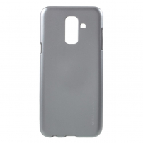 Goospery Jelly etui plastikowe do Samsung Galaxy A6 Plus (2018) - szare
