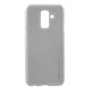 Goospery Jelly etui plastikowe do Samsung Galaxy A6 Plus (2018) - srebrne