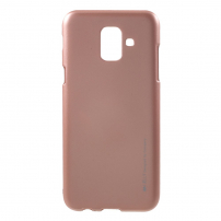 Goospery Jelly etui plastikowe do Samsung Galaxy A6 (2018) - różowo-złote