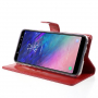 Goospery Blue Moon pokrowiec flip do Samsung Galaxy A6 Plus (2018) - czerwony