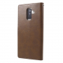 Goospery Blue Moon pokrowiec flip do Samsung Galaxy A6 Plus (2018) - brązowy