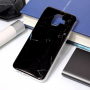 Etui plastikowe marmur do Samsung Galaxy A6 (2018) - czarne