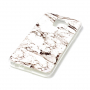 Etui plastikowe marmur do Samsung Galaxy A6 (2018) - białe