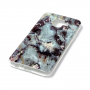 Etui plastikowe marmur do Samsung Galaxy A6 (2018) - fioletowe