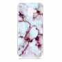 Etui plastikowe marmur do Samsung Galaxy A6 (2018) - czerwone