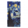 Pokrowiec flip TARGIS van Gogh do Samsung Galaxy J3 (2018) - niebieski