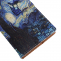 Pokrowiec flip TARGIS van Gogh do Samsung Galaxy J3 (2018) - niebieski