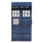 Pokrowiec flip TARDIS do Samsung Galaxy J3 (2018) - niebieski