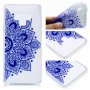 Etui plastikowe niebieska mandala do Samsung Galaxy Note 9 - przezroczyste