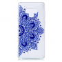 Etui plastikowe niebieska mandala do Samsung Galaxy Note 9 - przezroczyste