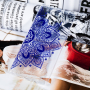 Etui plastikowe niebieska mandala do Samsung Galaxy Note 9 - przezroczyste
