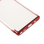 Etui plastikowe przezroczyste z ramką do Samsung Galaxy Note 9 - czerwone