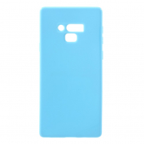 Etui silikonowe błyszczące do Samsung Galaxy Note 9 - jasnoniebieskie