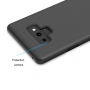 Etui lustrzane metalizowane do Samsung Galaxy Note 9 - czarne