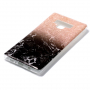 Etui plastikowe marmur do Samsung Galaxy Note 9 - brązowo-czarne