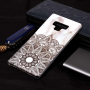 Etui plastikowe mandala do Samsung Galaxy Note 9 - białe