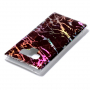 Etui plastikowe holograficzne marmur do Samsung Galaxy Note 9 - czarne