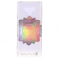 Etui plastikowe holograficzne mandala do Samsung Galaxy Note 9 - przezroczyste