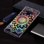 Etui plastikowe holograficzne lotus do Samsung Galaxy Note 9 - przezroczyste