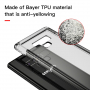 Baseus Safety etui plastikowe czarne do Samsung Galaxy Note 9 - przezroczyste