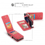 Caseme 2w1 pokrowiec portfelowy Samsung Galaxy Note 9 - czerwony