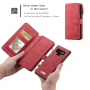 Caseme 2w1 pokrowiec portfelowy Samsung Galaxy Note 9 - czerwony
