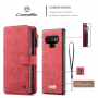Caseme 2w1 pokrowiec portfelowy Samsung Galaxy Note 9 - czerwony
