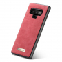 Caseme 2w1 pokrowiec portfelowy Samsung Galaxy Note 9 - czerwony