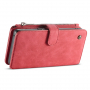 Caseme 2w1 pokrowiec portfelowy Samsung Galaxy Note 9 - czerwony