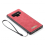 Caseme 2w1 pokrowiec portfelowy Samsung Galaxy Note 9 - czerwony