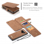 Caseme 2w1 pokrowiec portfelowy Samsung Galaxy Note 9 - brązowy