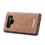 Caseme 2w1 pokrowiec portfelowy Samsung Galaxy Note 9 - brązowy