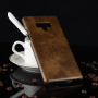 Litchi Skin etui skórzane do Samsung Galaxy Note 9 - brązowe