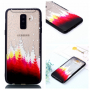 Etui plastikowe wytłoczone las do Samsung Galaxy A6 Plus (2018) - przezroczyste