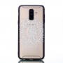 Etui plastikowe wytłoczone mandala do Samsung Galaxy A6 Plus (2018) - przezroczyste