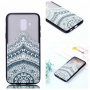 Etui plastikowe wytłoczone lotus do Samsung Galaxy A6 (2018) - przezroczyste